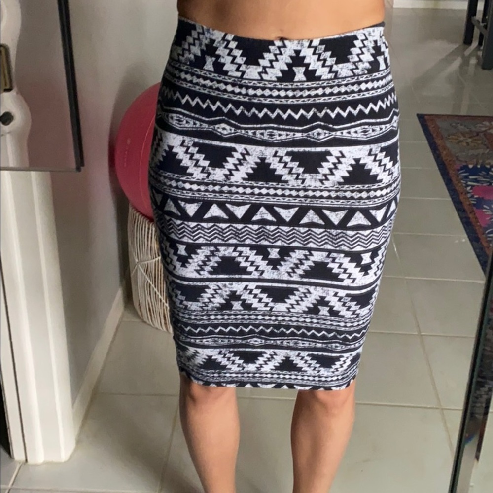 Black & White Skirt
